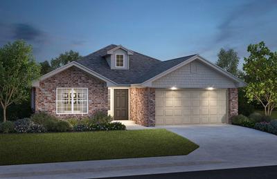 Elevation C. Bristol Home with 3 Bedrooms