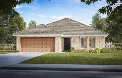 Elevation A. 1,386sf New Home