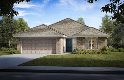 Elevation A. 1,393sf New Home