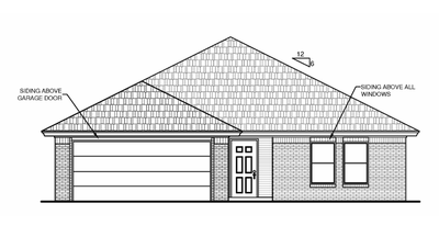 The Belmore Plus - 3 bedroom new home in Mustang OK