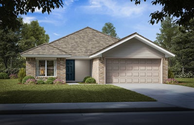 Elevation B. Charlotte Select Home with 3 Bedrooms
